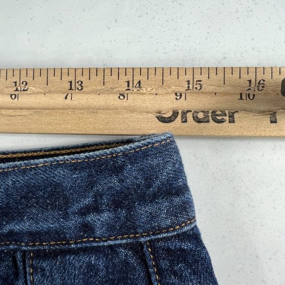 VTG 90s Guess Jeans Men's 29* Pascal Loose Tapered Dark Blue Cotton Denim Tag 33 - Picture 16 of 16